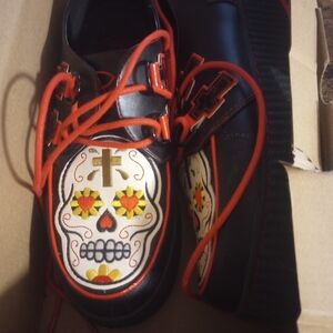DISCONTINUED Strange Cvlt Sugar Skull Creepers